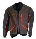 GIACCA RINFORZATA IN KEVLAR CON INSERTI ARANCIO