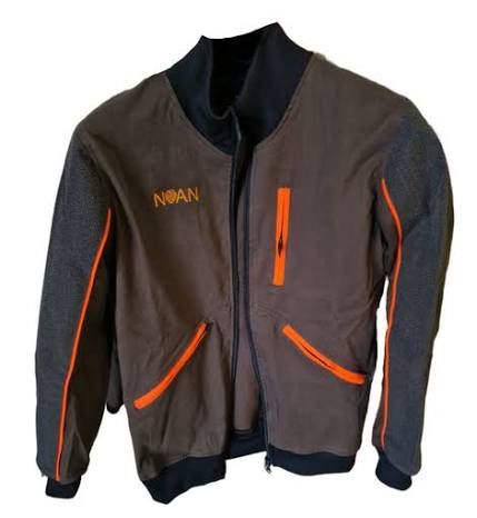 GIACCA RINFORZATA IN KEVLAR CON INSERTI ARANCIO